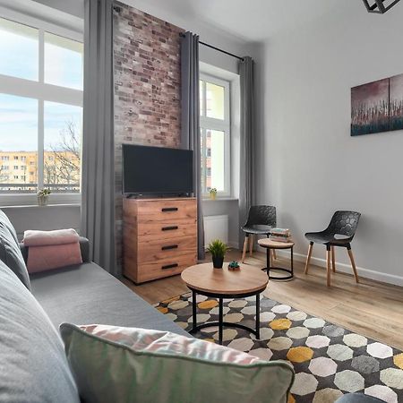 Margi Eos Apartament Large & Balcony Appartement Szczecin Buitenkant foto