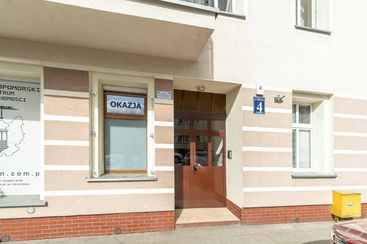 Margi Eos Apartament Large & Balcony Appartement Szczecin Buitenkant foto